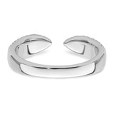 True Origin 14k White Gold 1/2 carat Lab Grown Diamond VS  D E F  Fancy Band