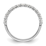 True Origin 14k White Gold 1/2 carat Lab Grown Diamond VS D E F Band - RM-FBDC2720-8247