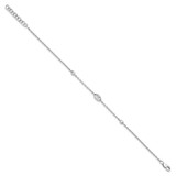True Origin 14k White Gold 1/2 carat Lab Grown Diamond VS DEF 6.5 inch Bracelet with a 1 inch extension - BM-9DFB8471-6215