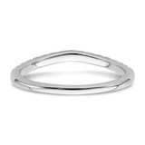 True Origin 14k White Gold 1/2 carat Lab Grown Diamond VS DEF Set of Two Wedding Bands - RM-2E8CBD60-3167