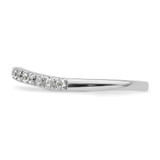 True Origin 14k White Gold 1/2 carat Lab Grown Diamond VS DEF Set of Two Wedding Bands - RM-7AE8438D-7204