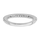 True Origin 14K White Gold 1/3 carat Lab Grown Diamond VS  D E F  Wedding Band - RM-F29DD10C-8637