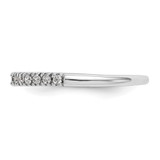 True Origin 14K White Gold 1/4 carat Lab Grown Diamond VS  D E F  Band - RM-BD39C466-8148
