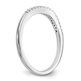 True Origin 14K White Gold 1/5 carat Lab Grown Diamond VS  D E F  Bands Set of Two