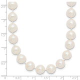 14k 8-9mm White Near-Round Freshwater Cultured Pearl 18 inch Necklace