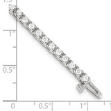 True Origin 14k White Gold 2 1/5 carat Lab Grown Diamond VS D E F Tennis Bracelet
