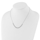 True Origin 14k White Gold 2 carat Lab Grown Diamond VS DEF 18 inch Necklace