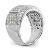 True Origin 14k White Gold 2 carat Lab Grown Diamond VS DEF Ring
