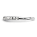 True Origin 14K White Gold 3/8 carat Lab Grown Diamond VS  D E F  Band - RM-5EBB1225-6754