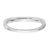 True Origin 14K White Gold 3/8 carat Lab Grown Diamond VS  D E F  Bands Set of Two