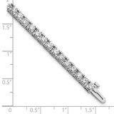 True Origin 14k White Gold 6 3/8 carat Lab Grown Diamond VS D E F Tennis Bracelet