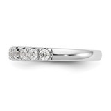 True Origin 14K White Gold 7/8 carat Lab Grown Diamond VS  D E F  Wedding Band