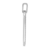 True Origin 14K White Gold Men's 1 carat Lab Grown Diamond VS D E F  Dog Tag Pendant - PM-836B9C2B-8152