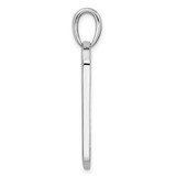 True Origin 14K White Gold Men's 3/4 carat Lab Grown Diamond VS  D E F Dog Tag Pendant