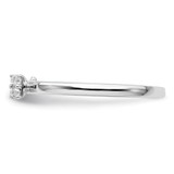 Two Promises 14k White Gold 1/20 carat Lab Grown Diamond VS/SI+ G+ Complete Promise Band - RM-A5254765-8195