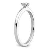 Two Promises 14k White Gold 1/20 carat Lab Grown Diamond VS/SI+ G+ Complete Promise Band - RM-A5254765-8195