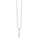 White Ice Sterling Silver Rhodium-plated 18 Inch Diamond Necklace with 2 Inch Extender - QW-EE565A10-6549