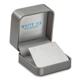 White Ice Sterling Silver Rhodium-plated Diamond Post Earrings - QW-FE13A4A3-8006