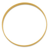 14k 8mm Solid Polished Half-Round Slip-On Round Bangle Bracelet