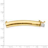 14k 8mm Standard Weight Domed Omega 2 inch Extender for Necklace