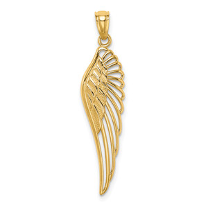 14K Angel Wing Pendant - C4-48B5CF8B-9930