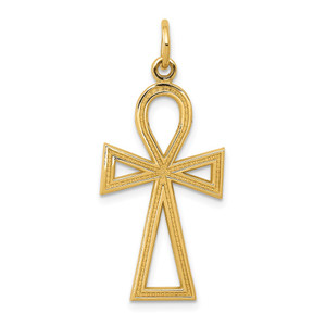 14k Ankh Cross Charm - C1-E89113EC-8269