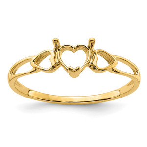 14k Birthstone Ring Mounting - XB-967126E2-5948