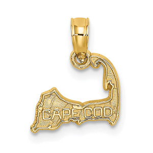14K CAPE COD Map Charm - K8-E0D0DE3B-5248