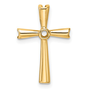 14k Cross Pendant Mounting - PM-8ADE6129-1431