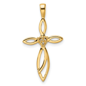 14k Cross Pendant Mounting - PM-E553EB0B-6376