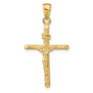 14k Crucifix Pendant - K9-E729045E-6429