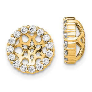 14k Diamond Earring Jackets - EJ-94C4A3CE-3642