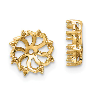 14k Diamond Earring Jackets Mountings