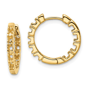 14k Diamond Hinged Hoops Mountings - XE-38EEDDA6-5448