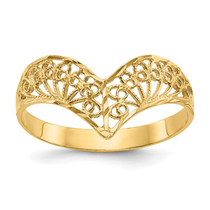 14k Diamond-Cut Filigree Ring - R1-1DEFF481-3709