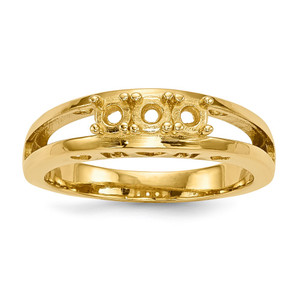 14k Family Jewelry Ring Mounting - XM-7055C7BB-8940