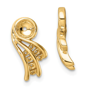 14k Fancy Diamond Earring Jackets Mounting