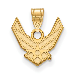 14k Gold LogoArt U.S. Air Force Small Pendant