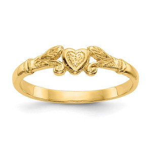 14k Heart Baby Ring - K3-DB8EF527-6521
