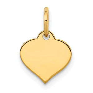 14K Heart Disc Charm - XM-48340C1E-5806