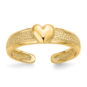 14k Heart Toe Ring - C2-7EA0EA8B-4777