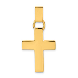 14k Hollow Cross Pendant - K4-01FE9B75-4745