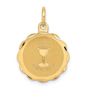 14k Holy Communion Disc Charm - XA-BADEFD9B-4259