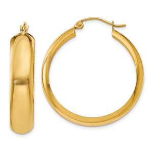 14K Hoop Earrings - S1-40614DDE-5713