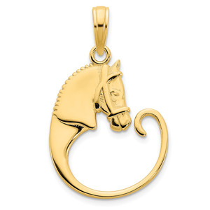 14k Horse Pendant - D5-73EF45A9-5992
