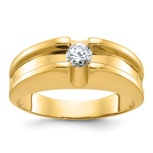 14k IBGoodman Men's 1/3 carat Diamond Complete Ring - B5-E3B94A84-6103