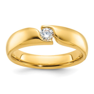 14k IBGoodman Men's 1/4 carat Diamond Complete Ring - B6-99B8F70E-2959