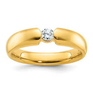 14k IBGoodman Men's 1/4 carat Diamond Complete Ring - B6-BA3C73CE-1357