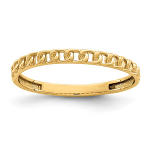 14K Link Design Ring - R6-DDB9C3D6-1032