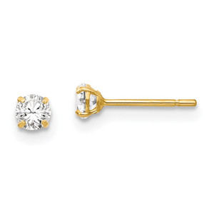 14k Madi K CZ Stud Post Earrings - SE-134D29E3-2406